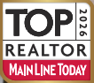 Main Line Today Top Realtor 2026 badge